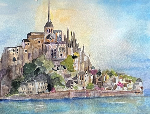 Mont St, Michel - coast of Normandy -SOLD