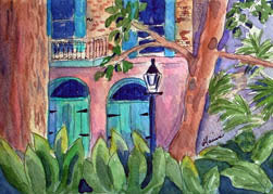 French Quarter Courtyard - Prints only