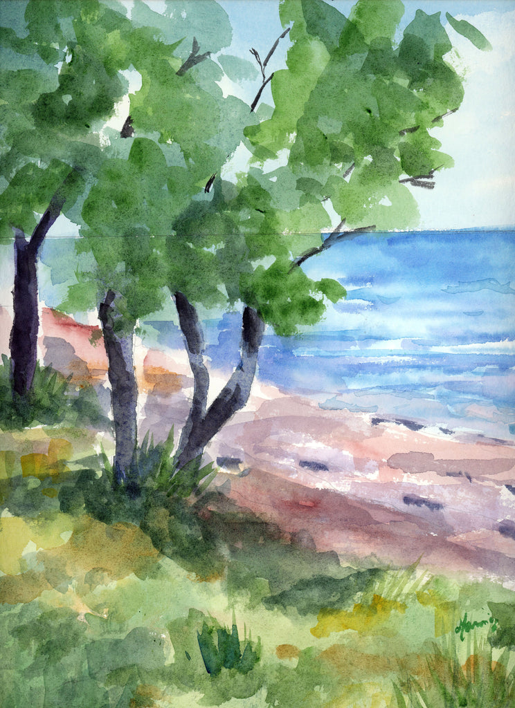 Mobile Bay - Original Watercolor - Marina's Watercolors