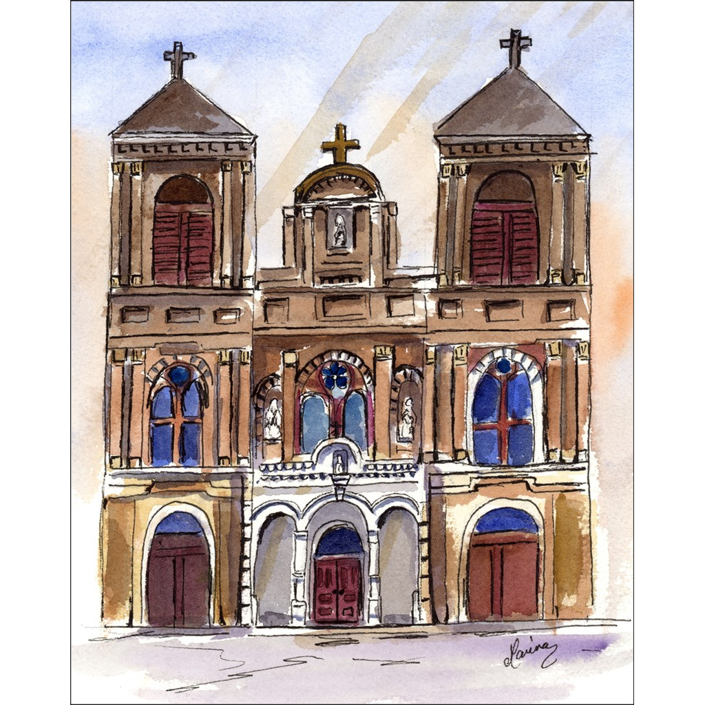 "Saint Alphonse" Giclee Art Prints - Marina's Watercolors